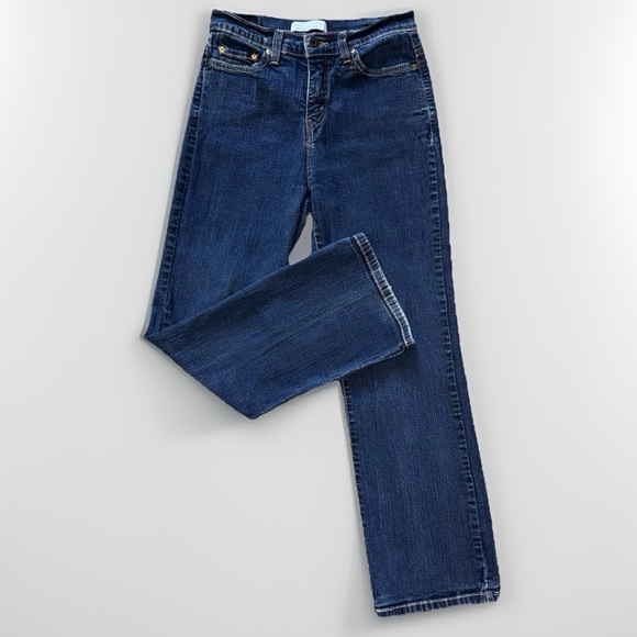Levi's Denim - Levi's Women's Perfectly Slimming 512 Bootcut Jeans Dark Wash 27x27 Midrise